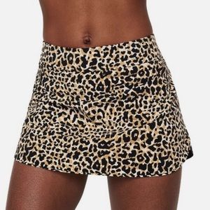 Outdoor Voices skort in leopard print, size large. Lightly worn.